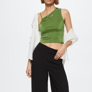 MANGO Sleeve-less Knit Top